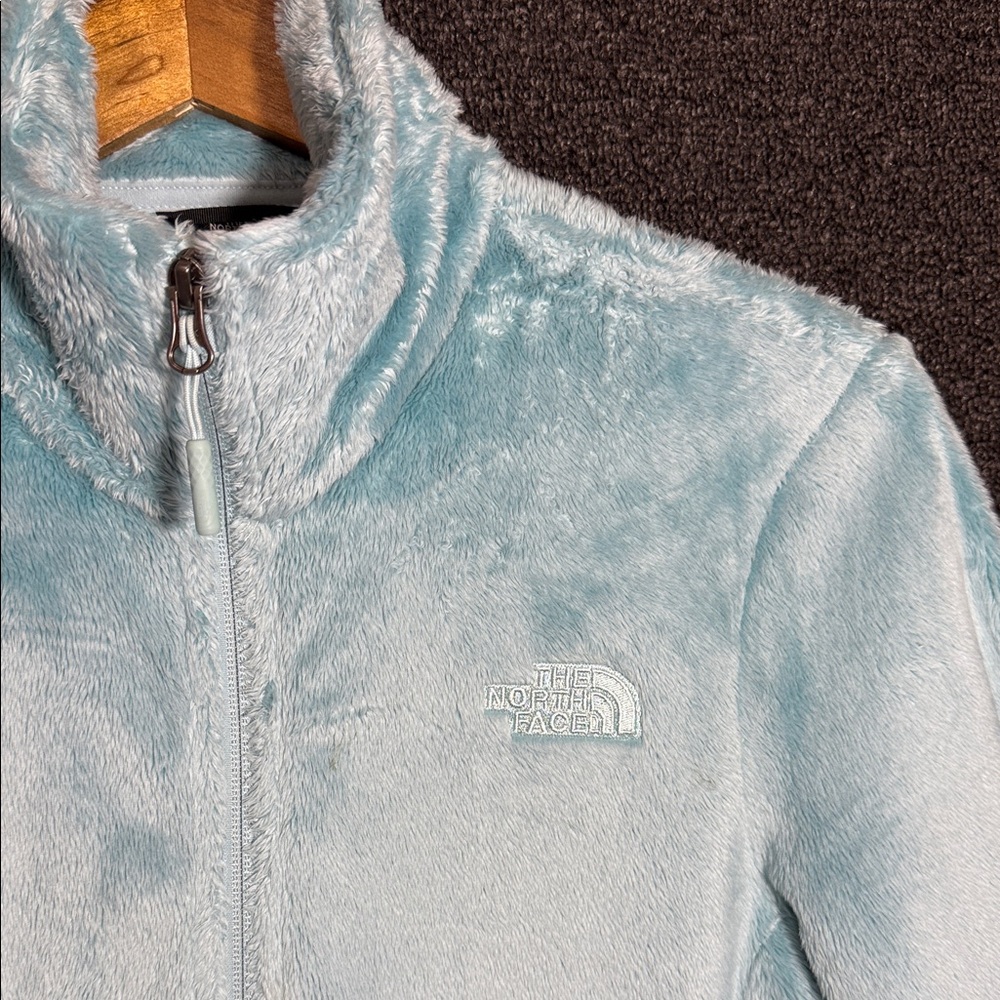 The North Face Sky Blue Fleece Jacket, Womens Small - Picture 2 of 5